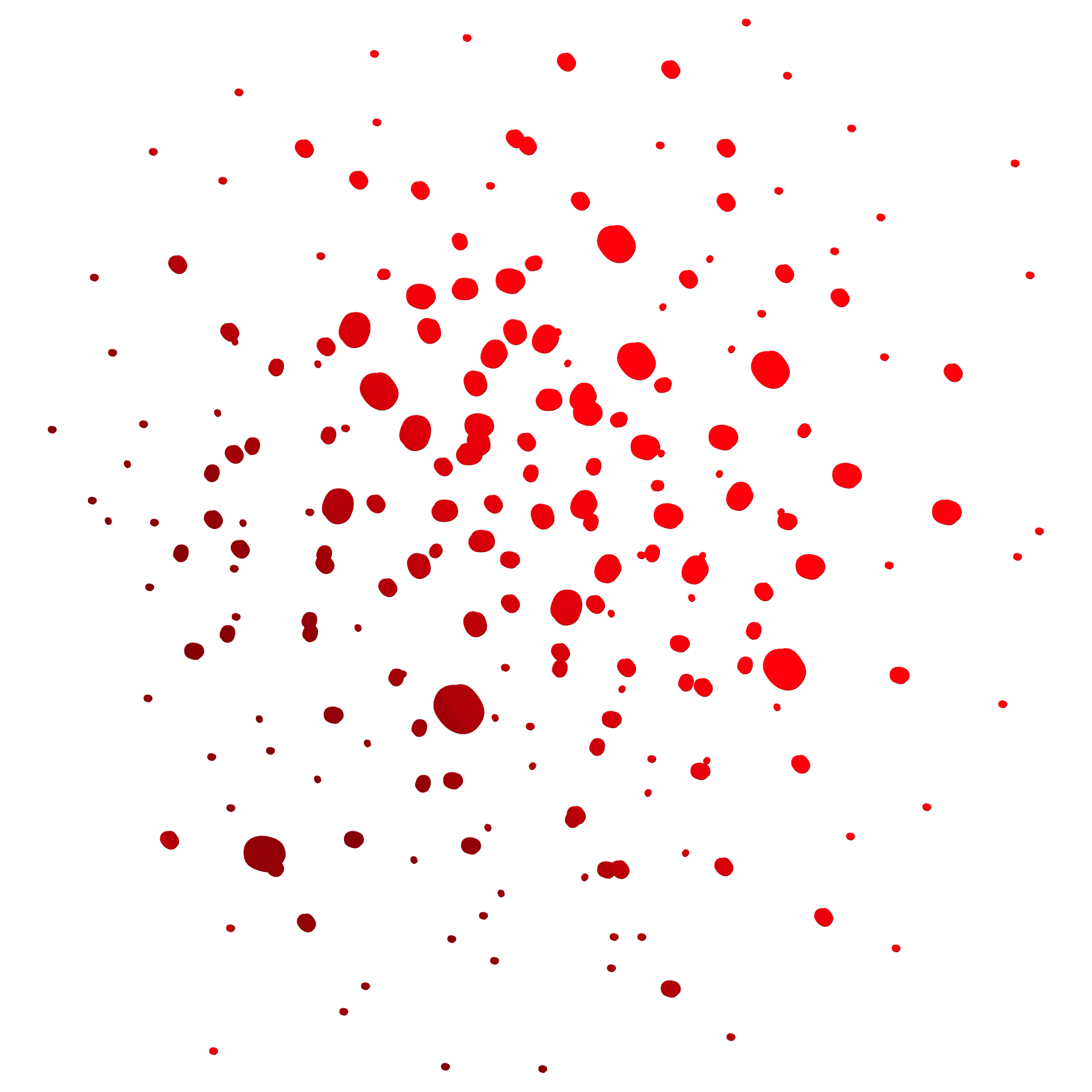 Red Splatter Pattern PNG Image