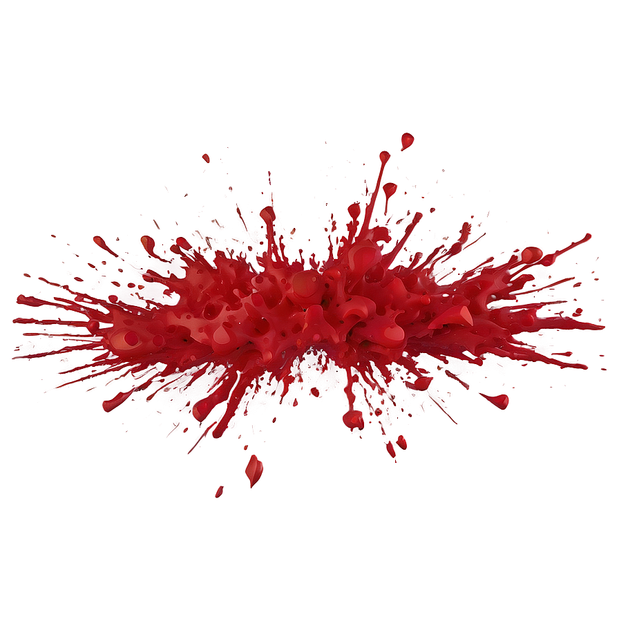 Red Splatter Splash Effect Png Gbl84 PNG Image