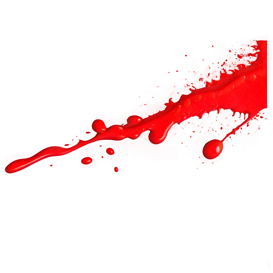 Red Splatter Stain Png Klx71 PNG Image