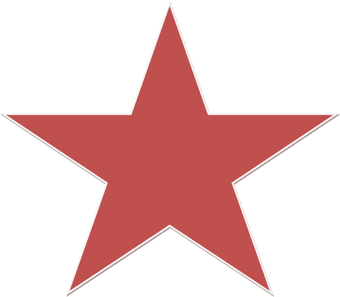 Red Star Graphic PNG Image