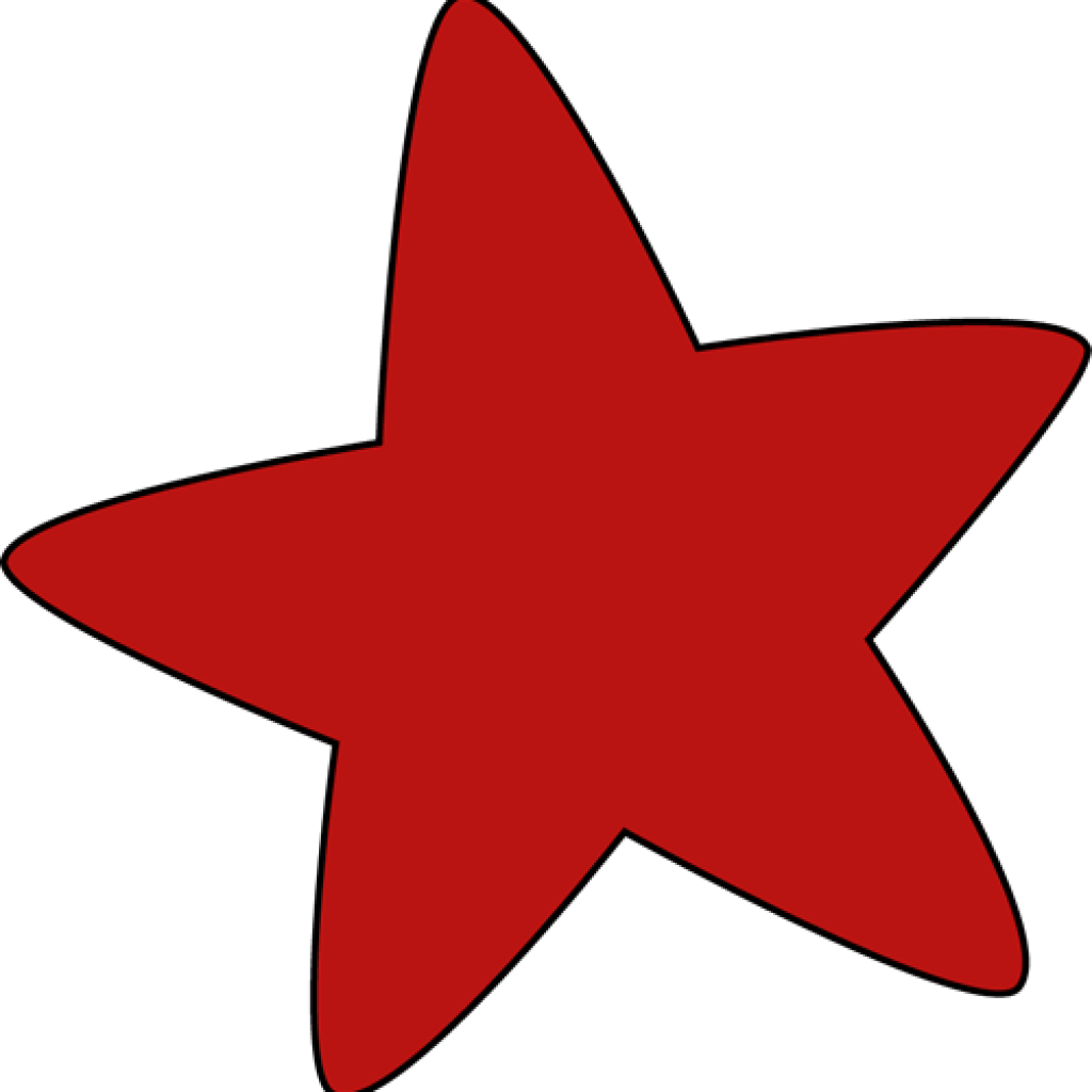 Red Star Graphic PNG Image