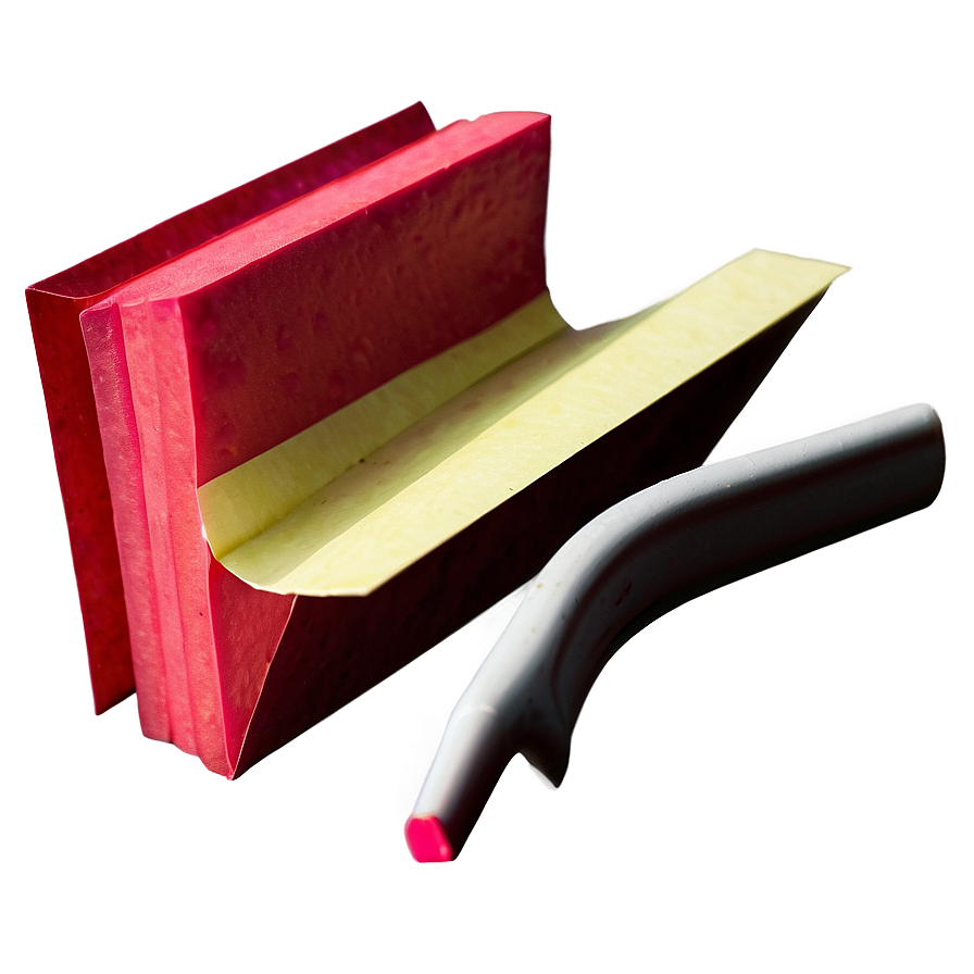 Red Sticky Note Png Dqs PNG Image