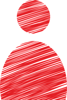 Red Striped Icon Abstract PNG Image