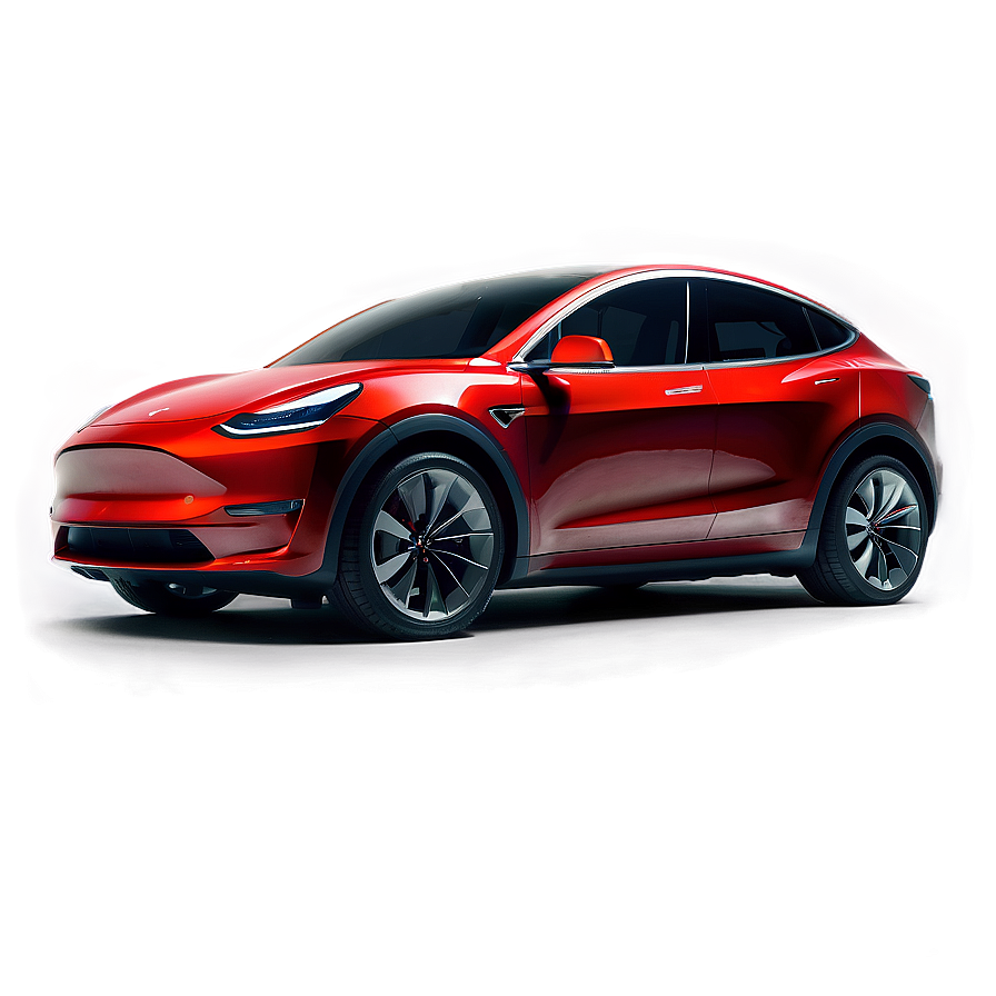 Red Tesla Model Y Png 06212024 PNG Image