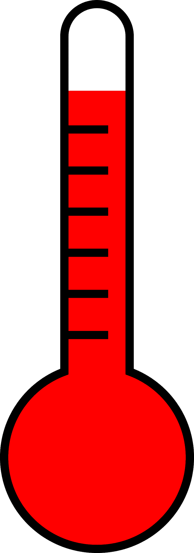 Red Thermometer Icon PNG Image