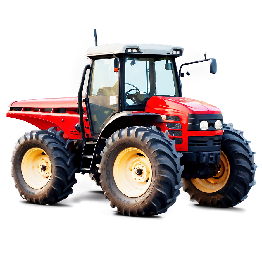 Red Tractor Png Qvm17 PNG Image