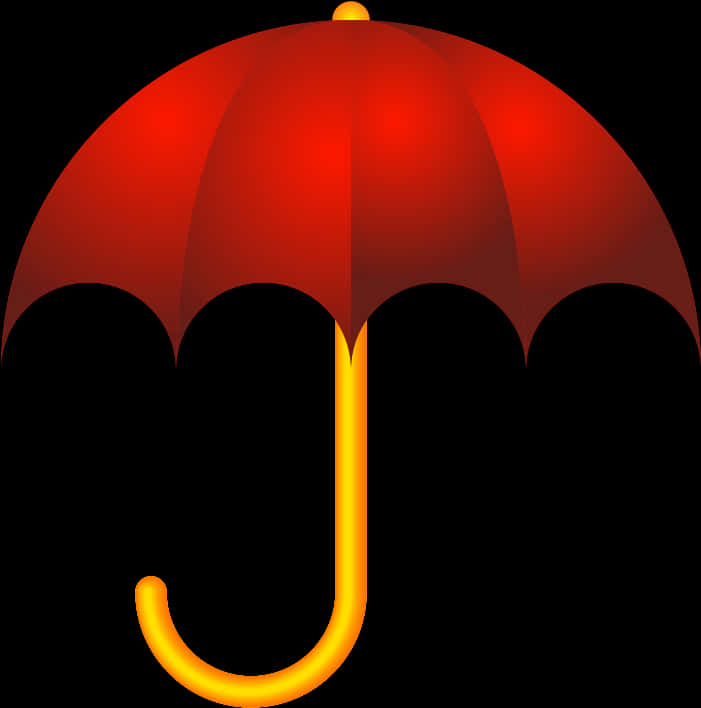 Red Umbrella Icon PNG Image