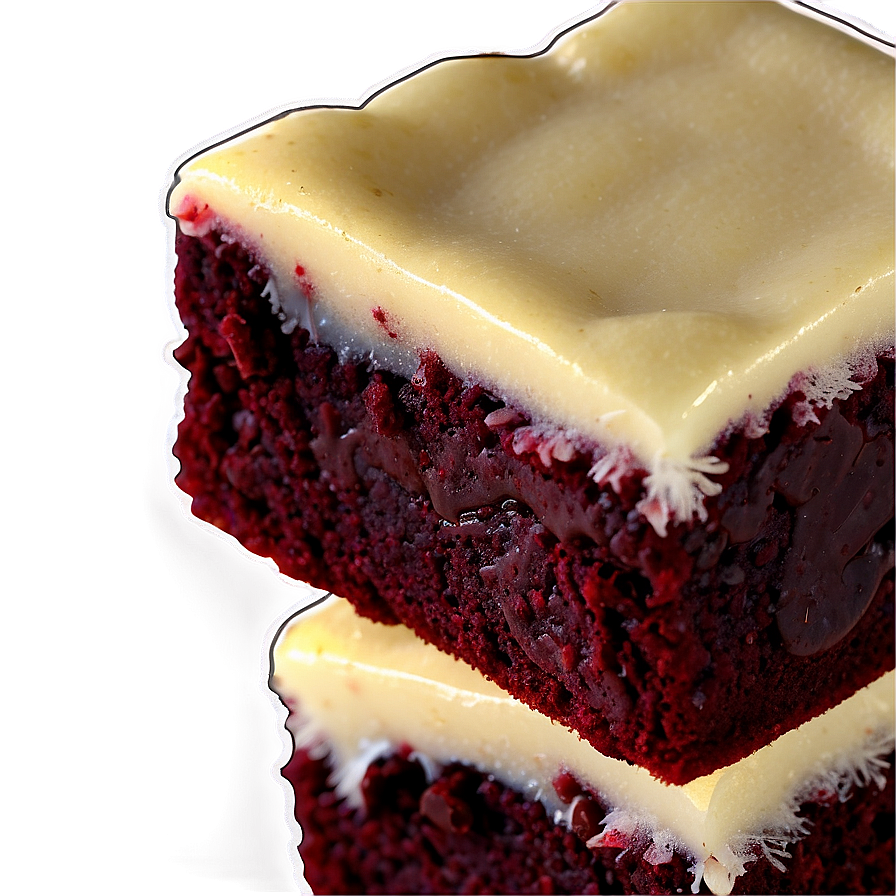 Red Velvet Brownies Png Cdx PNG Image