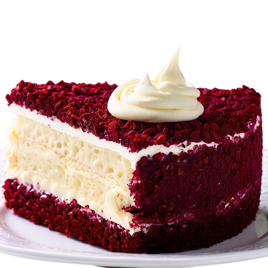 Red Velvet Cake With Mascarpone Cream Png 70 PNG Image