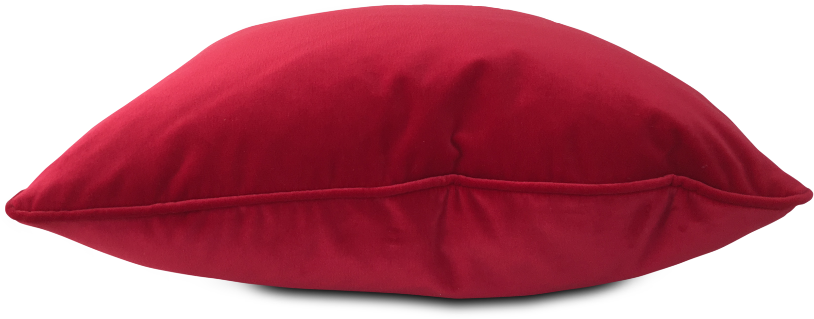 Red Velvet Cushion Texture PNG Image