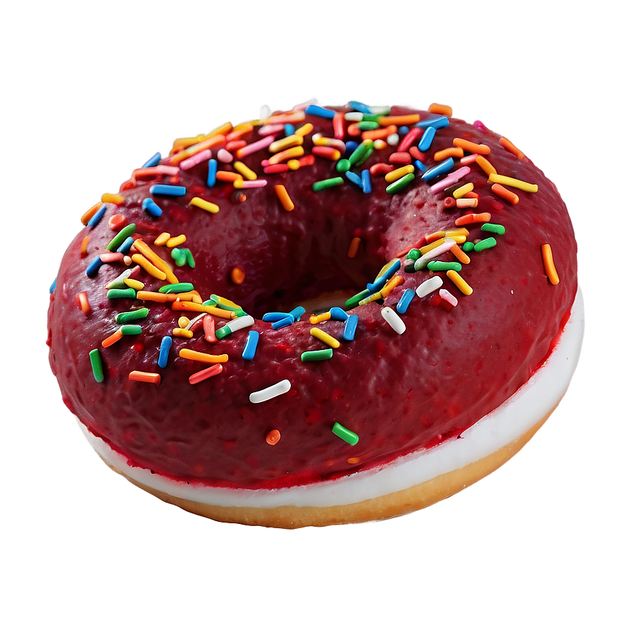 Red Velvet Donut Png 05232024 PNG Image