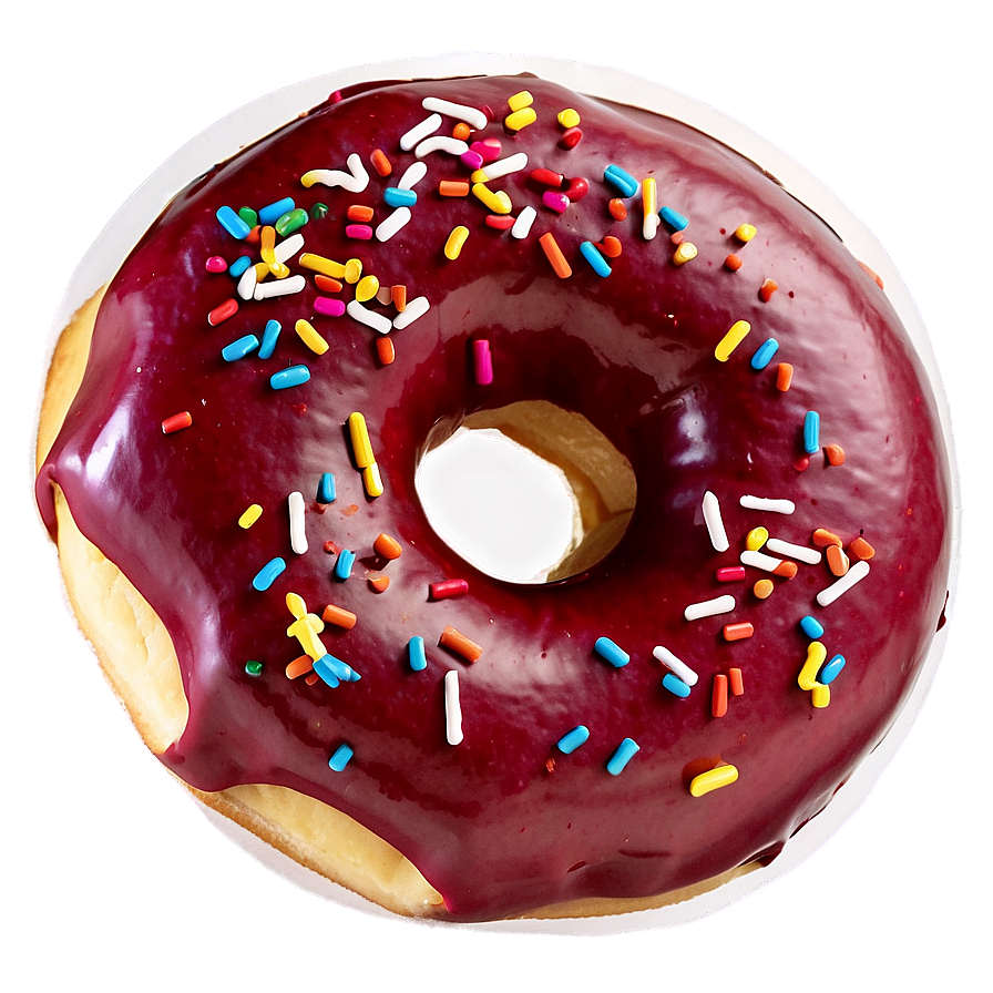 Red Velvet Donut Png Osy85 PNG Image