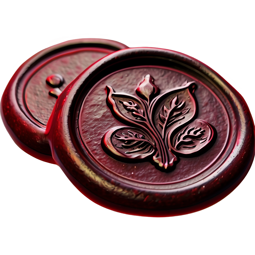 Red Wax Seal Png Gbs17 PNG Image