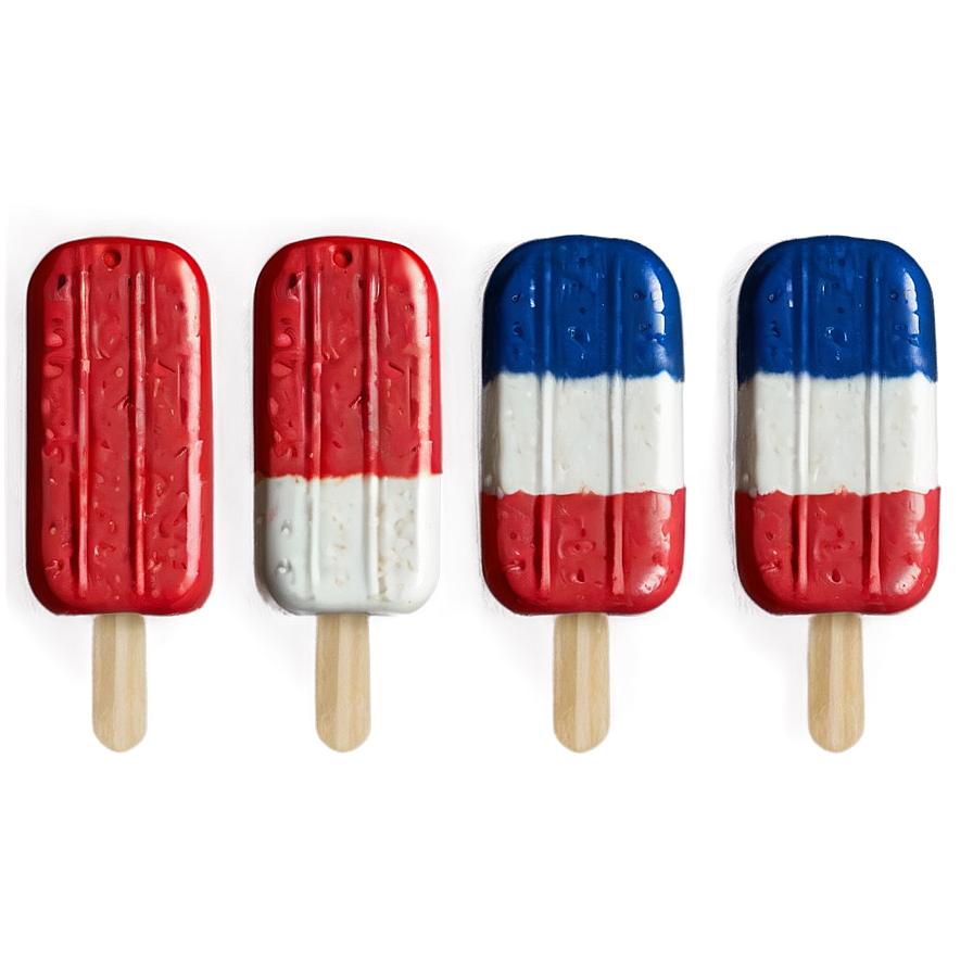 Red, White, And Blue Popsicles Png 77 PNG Image