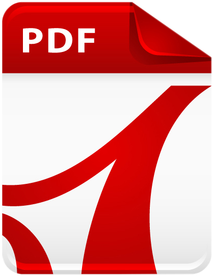 Red White P D F Icon PNG Image