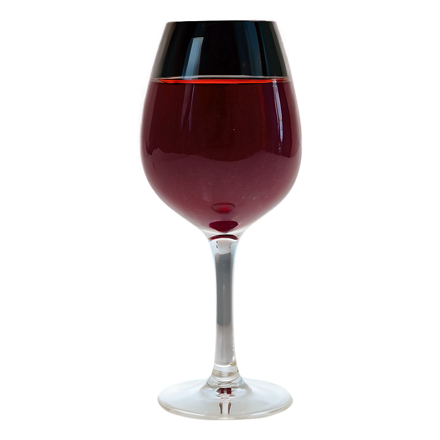 Red Wine Glass C PNG Image