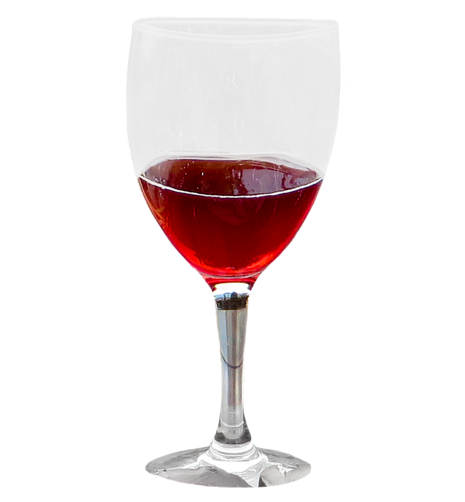 Red Wine Glass Transparent Background PNG Image