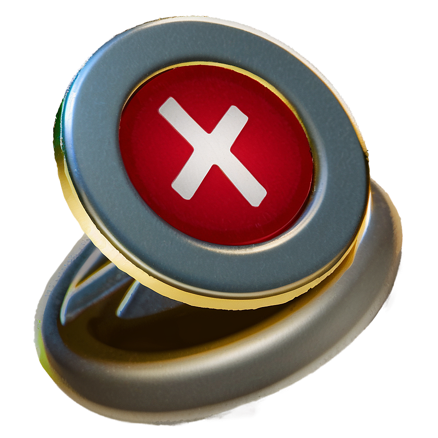 Red X Button Png 06122024 PNG Image