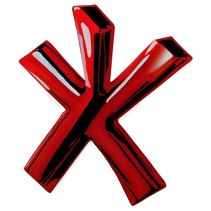 Red X Mark D PNG Image