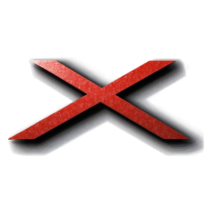 Red X Overlay Png Def42 PNG Image