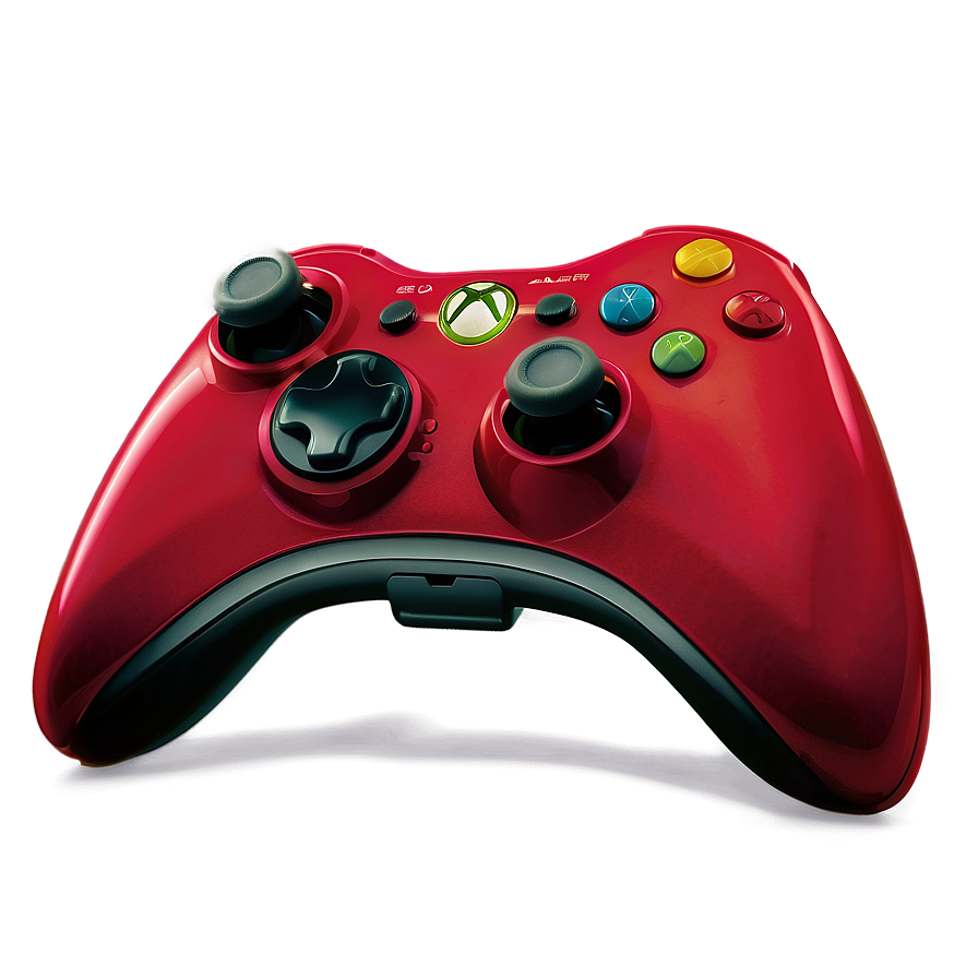 Red Xbox 360 Console Design Png Xwm PNG Image