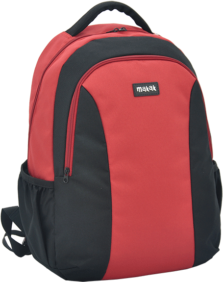 Redand Black Backpack Product Image PNG Image