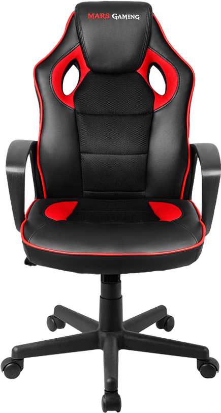 Redand Black Mars Gaming Chair PNG Image