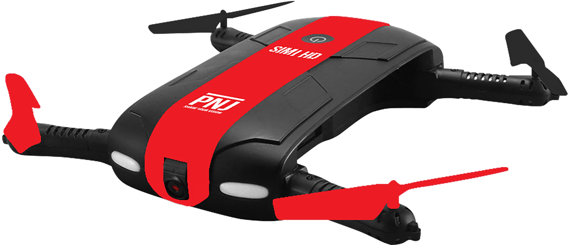 Redand Black Racing Drone PNG Image