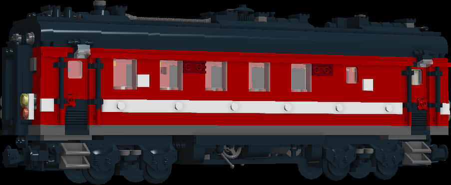 Redand Black Train Carriage PNG Image