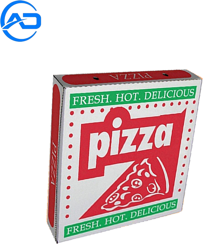 Redand Green Pizza Box PNG Image