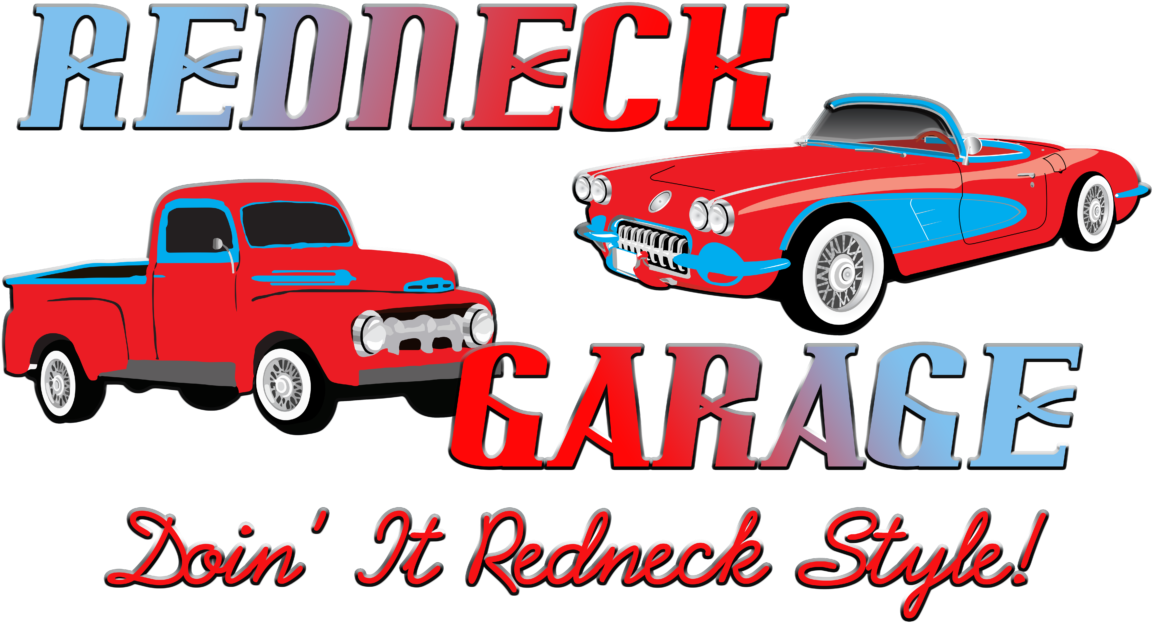 Redneck Garage Style Banner PNG Image