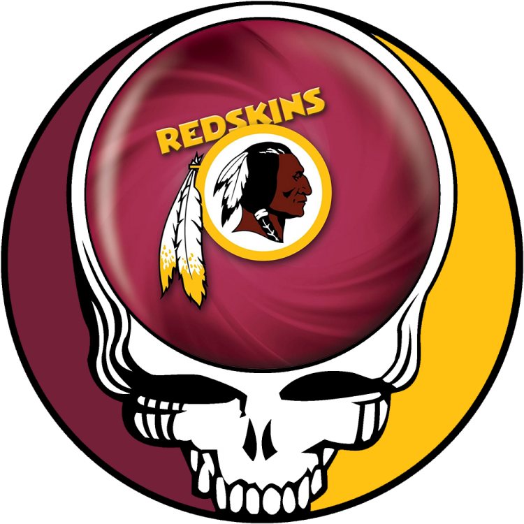 Redskins Logo Skull Graphic PNG Image