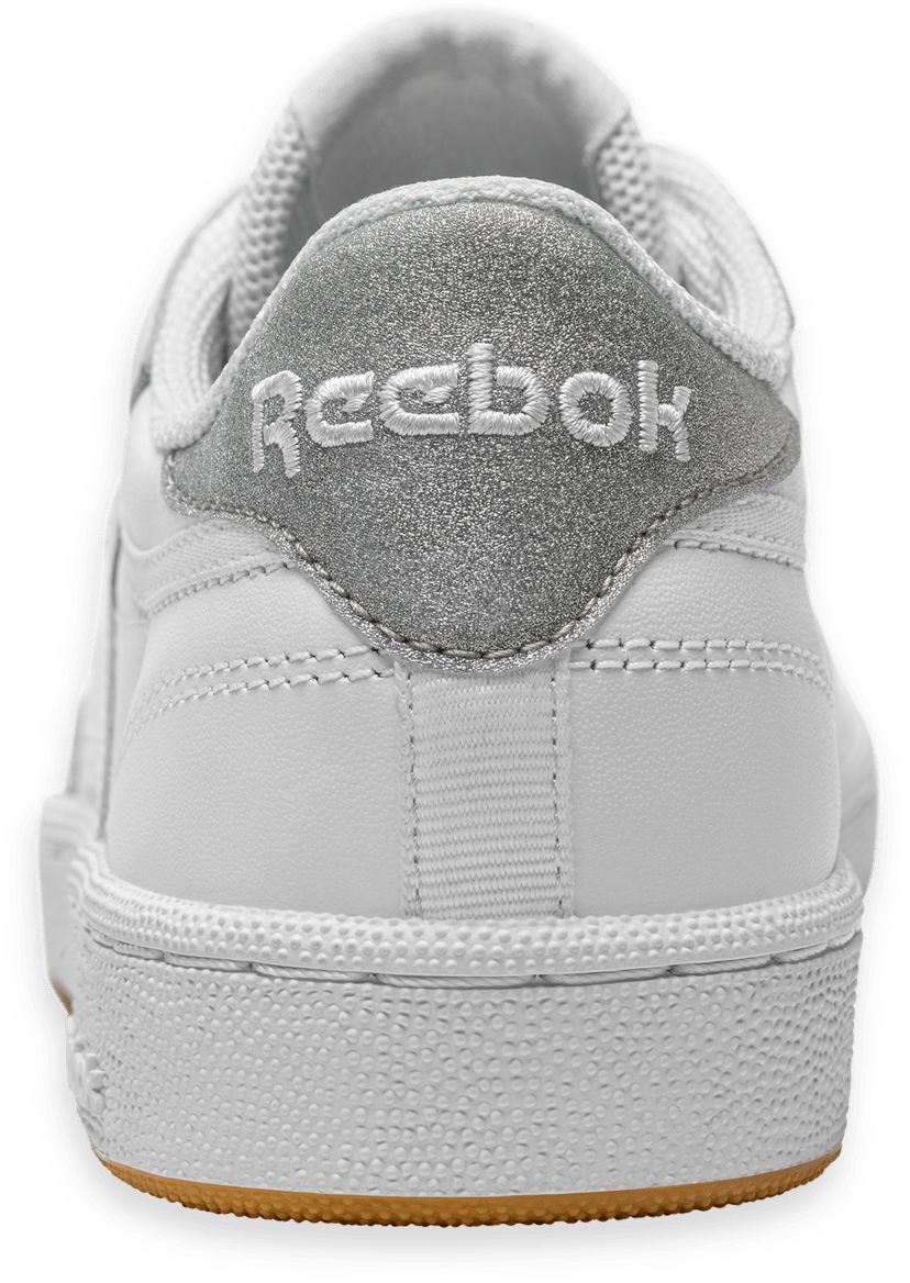 Reebok Classic Sneaker Heel View PNG Image