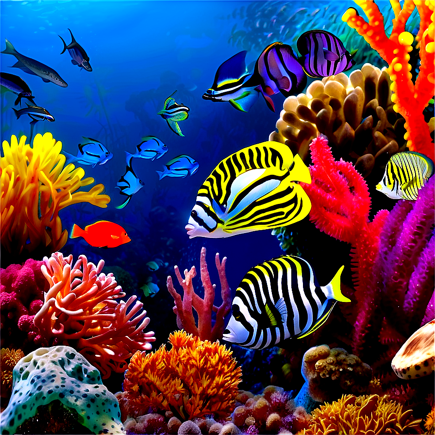 Reef Life In Harmony Png 40 PNG Image