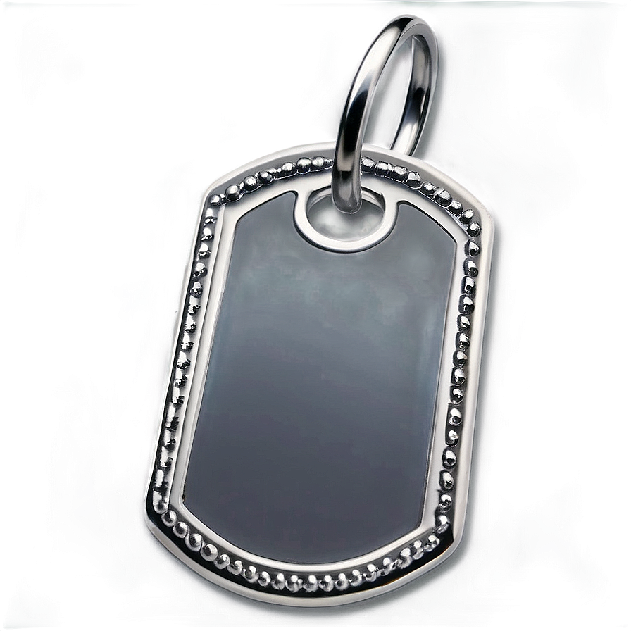 Reflective Dog Tag Png 06122024 PNG Image