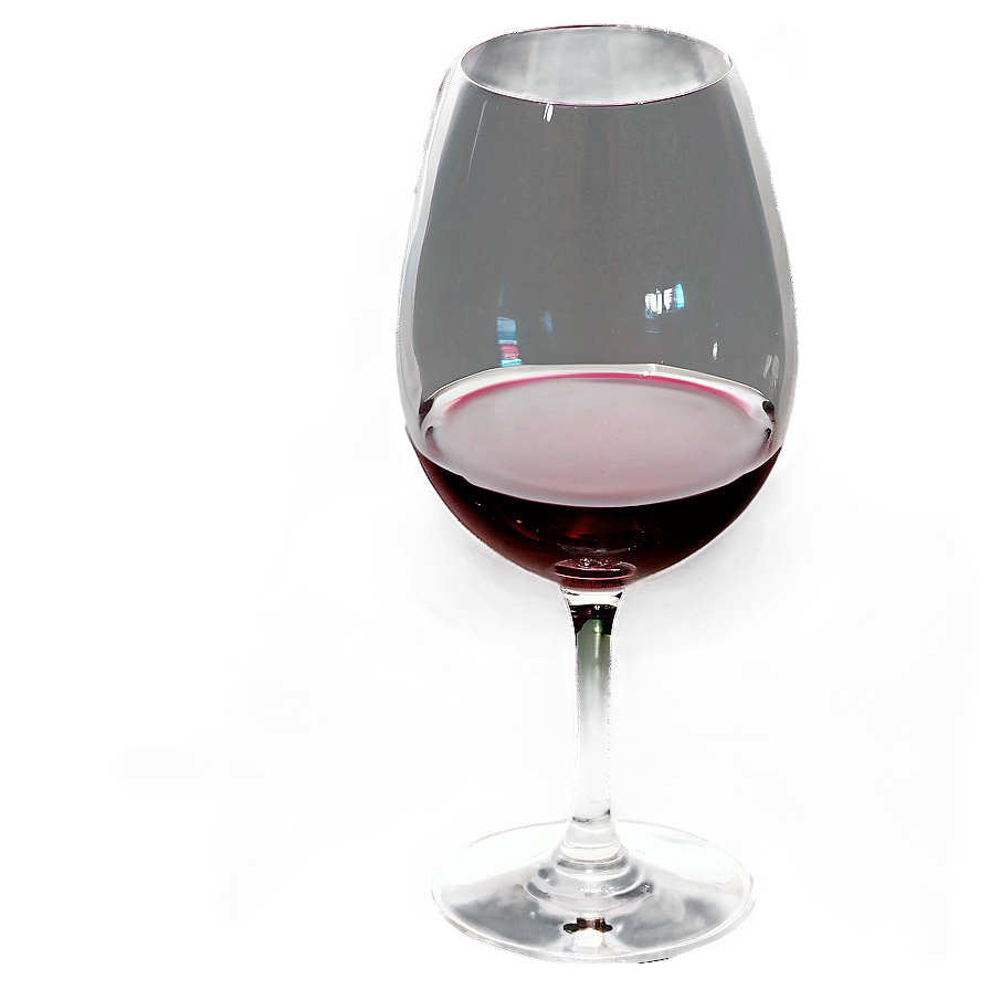 Reflective Red Wine Glass Png Vna PNG Image