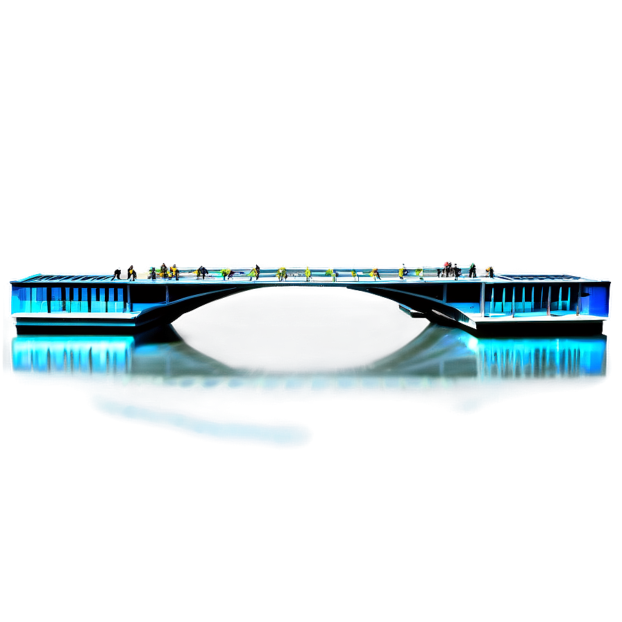 Reflective Water Bridge Png 40 PNG Image