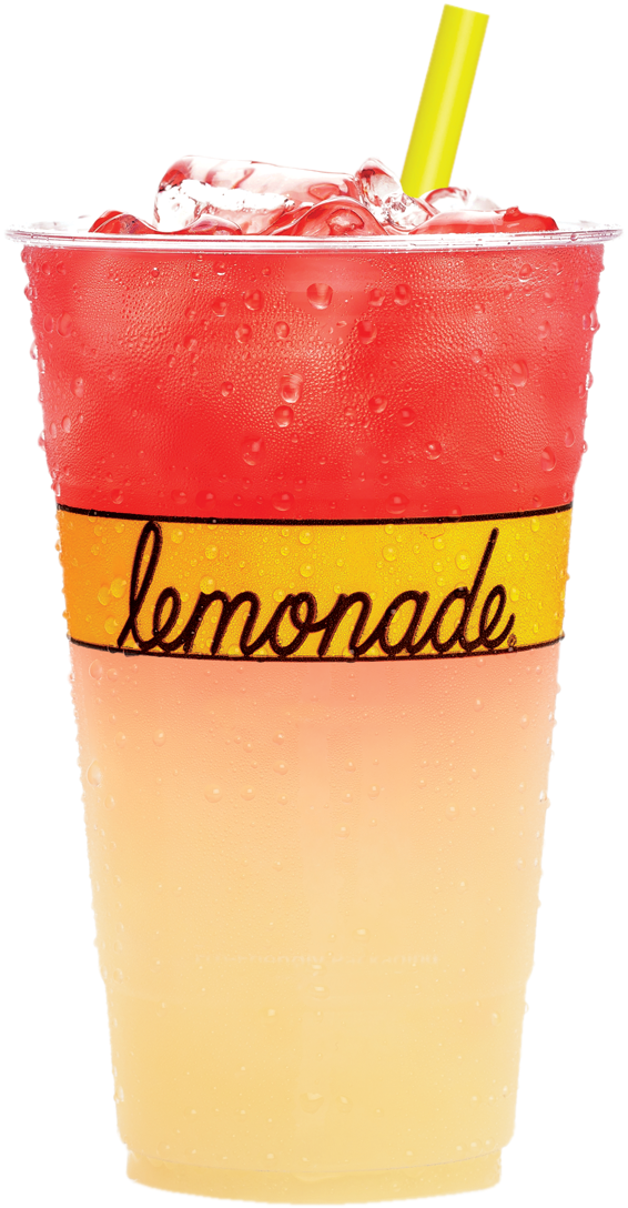 Refreshing Lemonadein Cup PNG Image