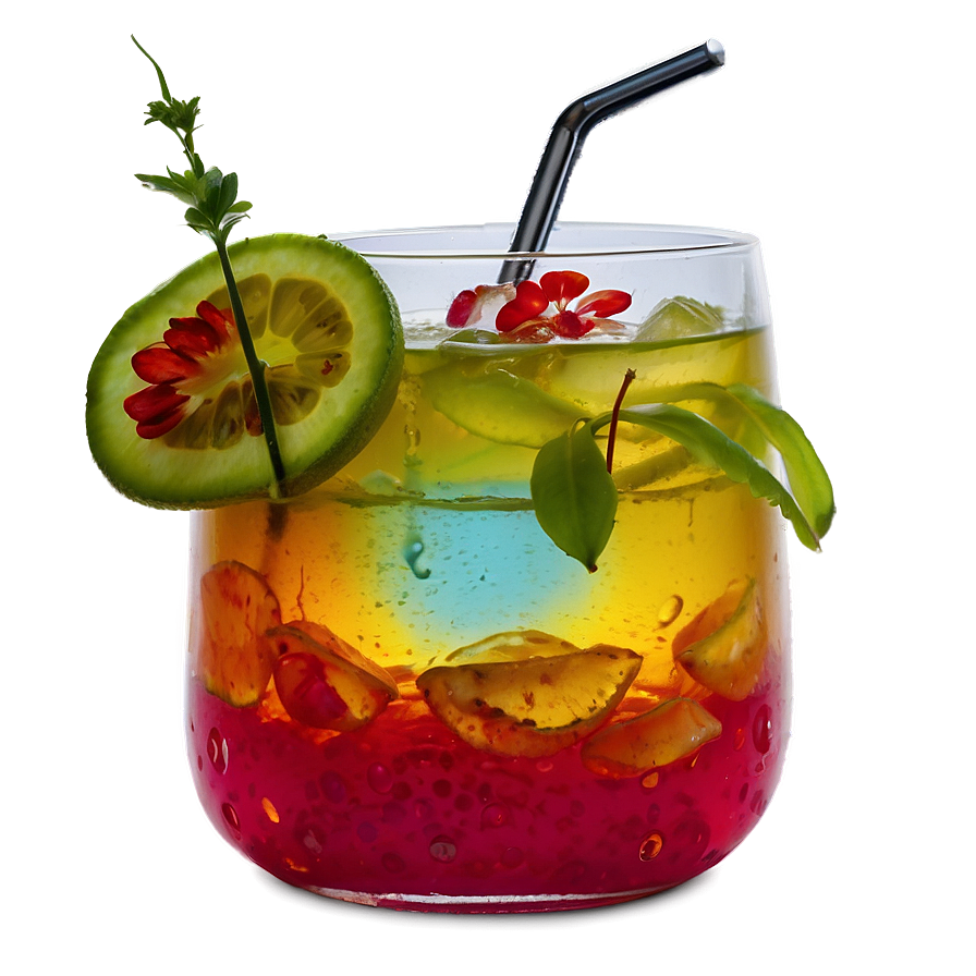 Refreshing Tropical Drink Png Ggw PNG Image