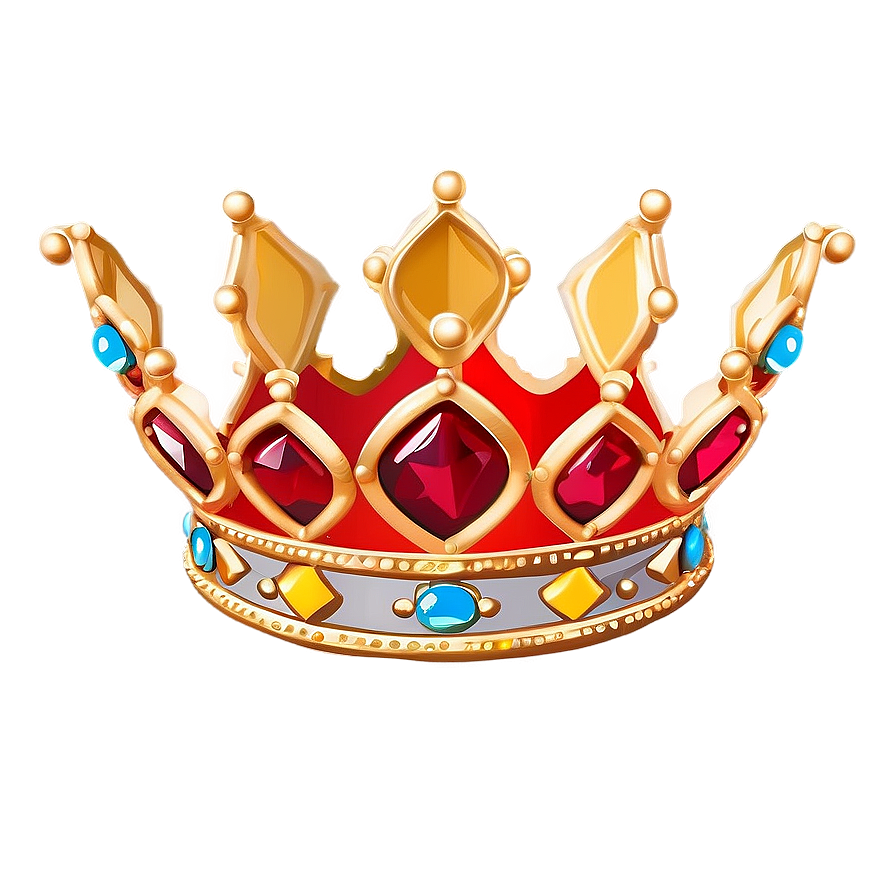 Regal Cartoon Crown Png Tla PNG Image