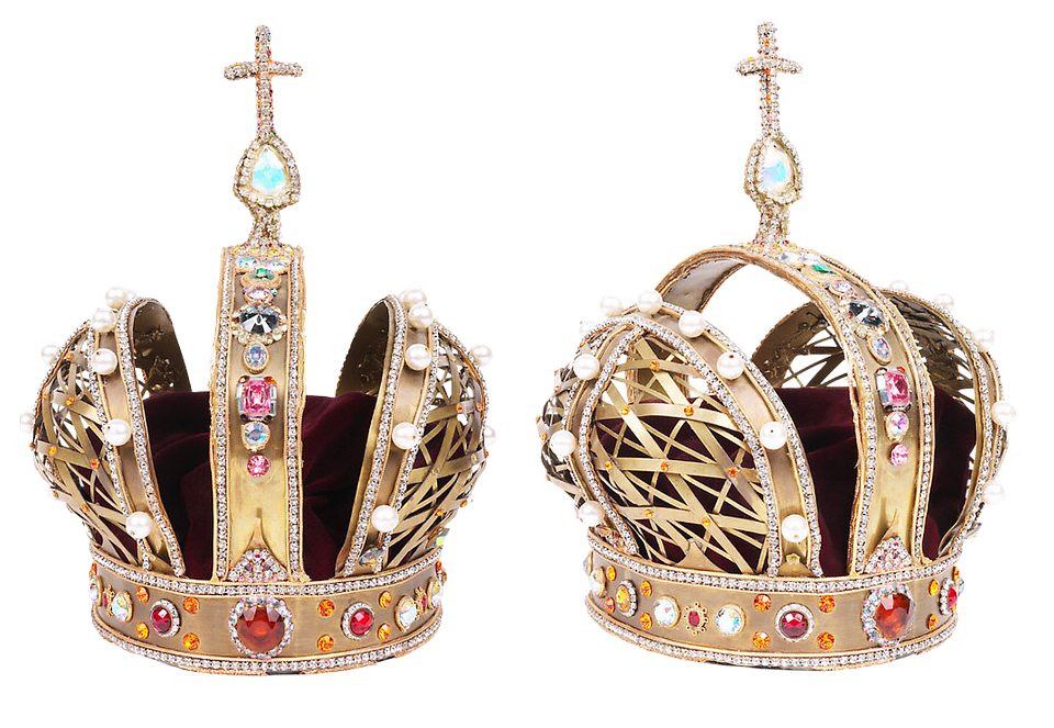 Regal Crowns Jeweledand Ornate PNG Image