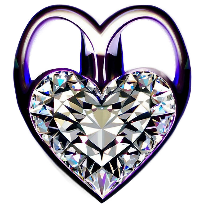 Regal Diamond Heart Png 06262024 PNG Image