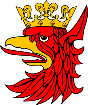 Regal Eagle Emblem PNG Image