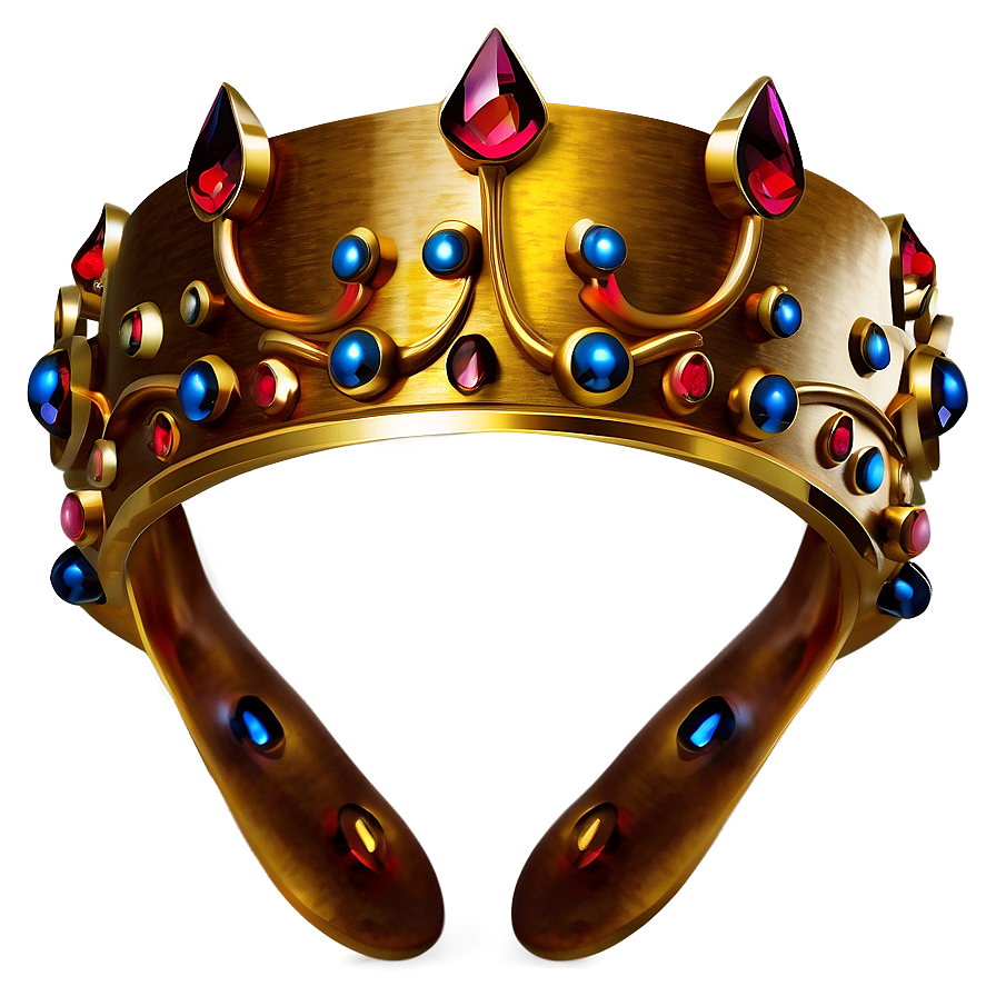 Regal Golden Crown Png Djc PNG Image