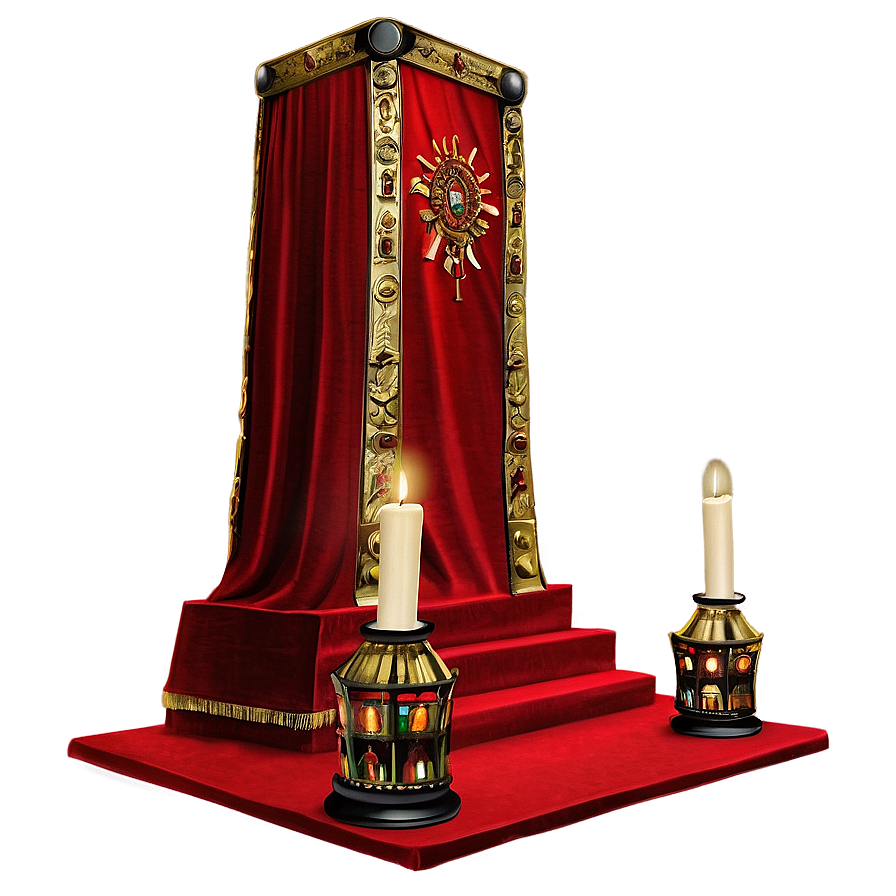 Regal Red Altar Png Kyl PNG Image