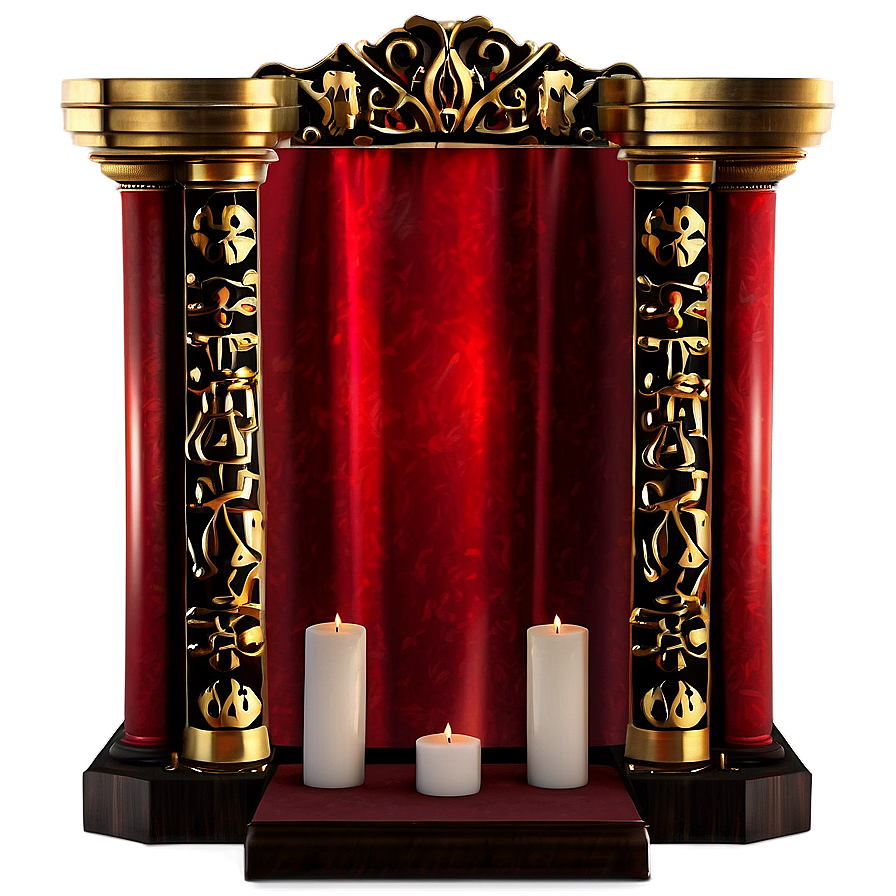 Regal Red Altar Png Sng PNG Image