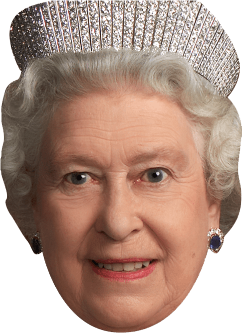 Regal Smile Tiara Portrait PNG Image