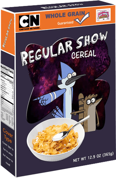 Regular Show Cereal Box PNG Image