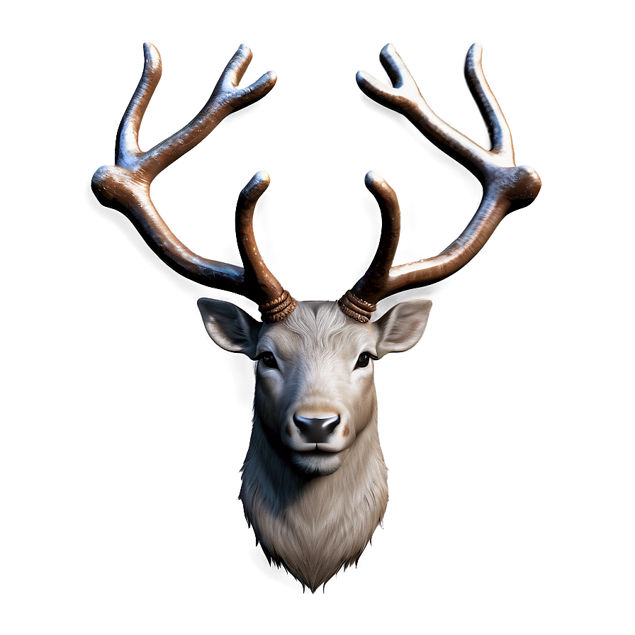 Reindeer Face Art Png 30 PNG Image