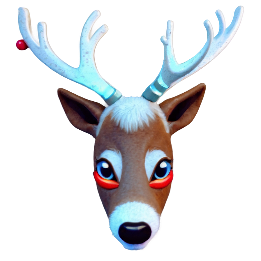 Reindeer Face Graphic Png Mvp PNG Image